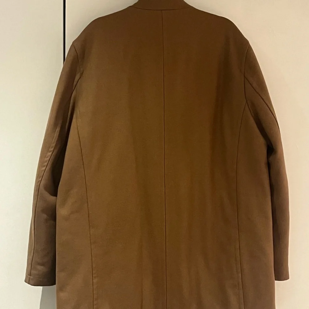 Cole Haan Men's Camel Trench Coat - Picture 5 of 12